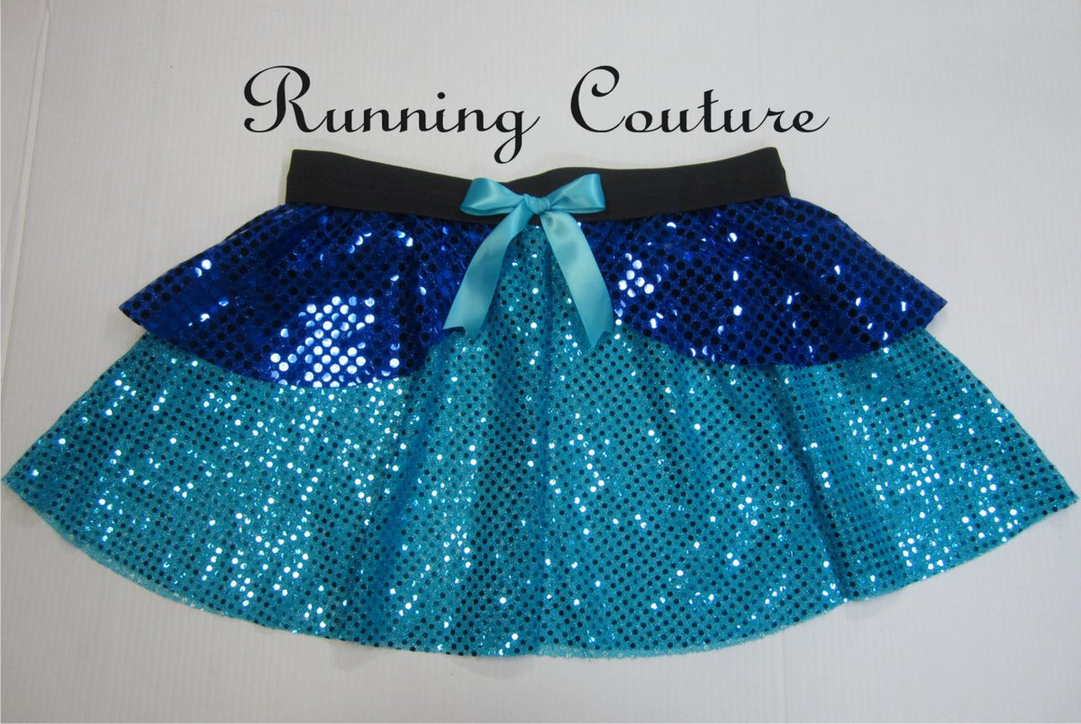 Glitter running clearance skirt