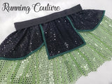 Warrior Princess inspired women's sparkle running skirt