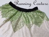 Tiana inspired women's velvet running skirt