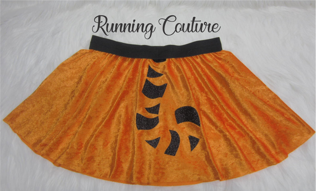 Tigger Rajah inspired women s velvet running skirt