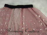 Good Witch inspired women's velvet running skirt