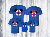 Mickey and Minnie Cruise Lifesaver family vacation t-shirt