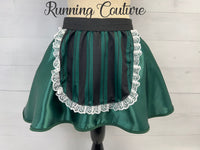 Haunted Mansion Maid inspired women's satin running skirt