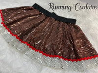 Ginger bread inspired sparkle running skirt