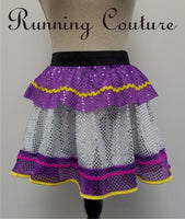 NEW Mrs. Potts inspired sparkle women's running skirt