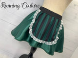 Haunted Mansion Maid inspired women's satin running skirt