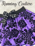 Haunted Mansion Wallpaper inspired women's satin/taffeta running skirt