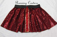 Mother Gothel inspired women's sparkle running skirt