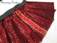 Mother Gothel inspired women's sparkle running skirt