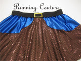 Dwarfs Royal blue inspired women's running skirt