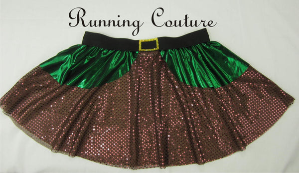 Dwarfs Green inspired women's running skirt.