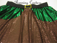 Dwarfs Green inspired women's running skirt.