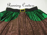 Dwarfs Green inspired women's running skirt.