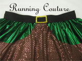 Dwarfs Green inspired women's running skirt.