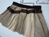 Rey inspired women's velvet running skirt