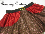 Dwarfs RED inspired women's running skirt GRUMPY