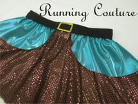 Dwarfs Turquoise inspired women's running skirt