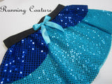 2X/3X Blue Fairy from inspired sparkle skirt make it blue