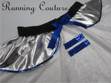 R2 Droid robot inspired women's velvet running skirt