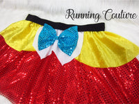 2X/3X Tweedle D inspired running skirt