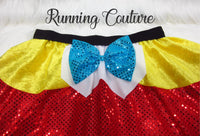 2X/3X Tweedle D inspired running skirt