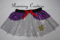 Arabian Nights Prince inspired sparkle women's running skirt