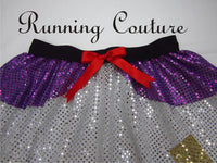 Arabian Nights Prince inspired sparkle women's running skirt