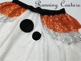 Droid BB Robot inspired women's velvet running skirt