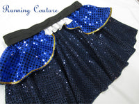 Beast inspired women's sparkle running skirt