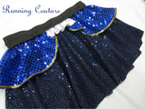 Beast inspired women's sparkle running skirt