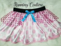 Bo Peep inspired women's satin running skirt