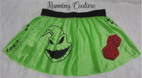 Boogie Villain inspired velvet women's running skirt