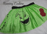 2X/3X Boogie Villain inspired velvet women's running skirt