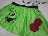 2X/3X Boogie Villain inspired velvet women's running skirt