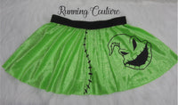 Boogie Villain inspired velvet women's running skirt