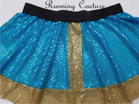 Brave princess inspired women's sparkle running skirt