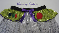 Light years toy inspired sparkle women's running skirt