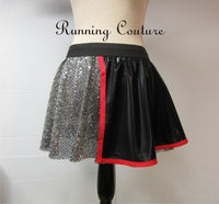 Captain Silver troop inspired women's sparkle running skirt