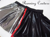 Captain Silver troop inspired women's metallic/shimmery running skirt