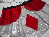 Diamond card inspired women's sparkle running