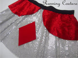 Diamond card inspired women's sparkle running