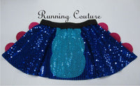 Caterpillar inspired women's sparkle running