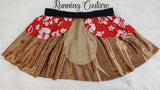 READY TO SHIP Chip chipmunk inspired women's velvet running skirt