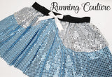 2X/3X Glass slipper princess inspired sparkle women's running skirt