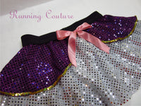 Daisy inspired women's sparkle running skirt