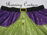 Dopey inspired sparkle women's running skirt