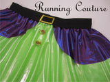 Dopey inspired metallic women's running skirt