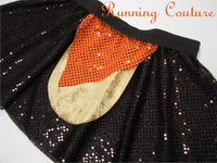 Ewok inspired women's sparkle running skirt