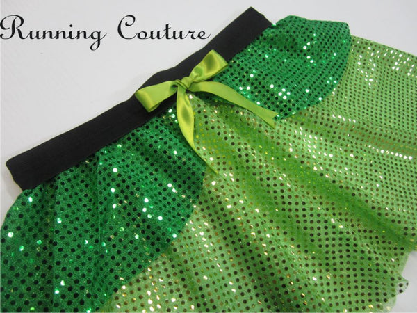 2X/3X Green Fairy from Sleeping Beauty inspired sparkle skirt