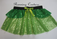 2X/3X Green Fairy from Sleeping Beauty inspired sparkle skirt